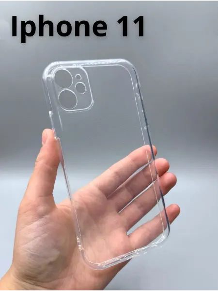 MobleZone Чехол на iPhone 11 силиконовый прозрачный