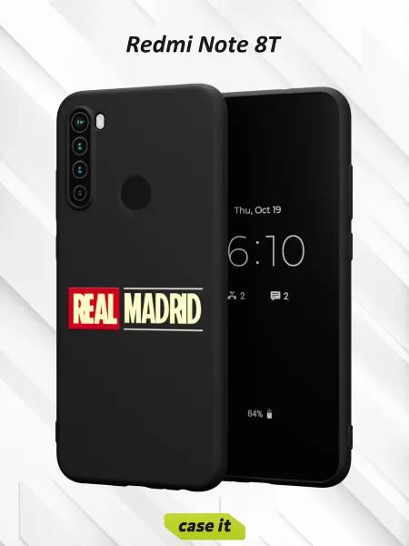Case it Чехол на Redmi Note 8Tс принтом Real Madrid FK