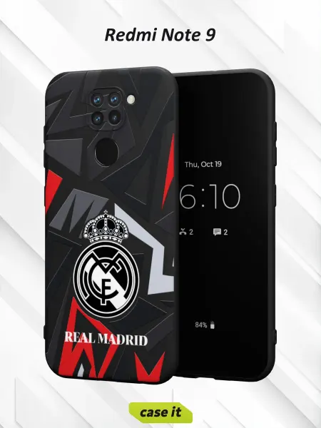 Case it Чехол на Redmi Note 9с принтом FC Barcelona