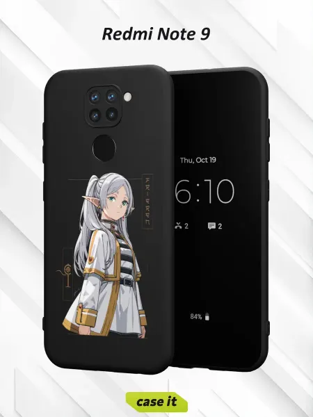 Case it Чехол на Redmi Note 9с принтом Frieren