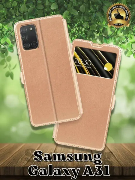 SlipCover Чехол книга для телефона из экокожи Samsung Galaxy A31 Чехол…