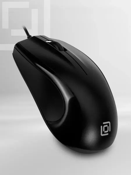 OKLICK Мышь 185V2 черный оптич. 1200dpi USB для ноутбука 3but