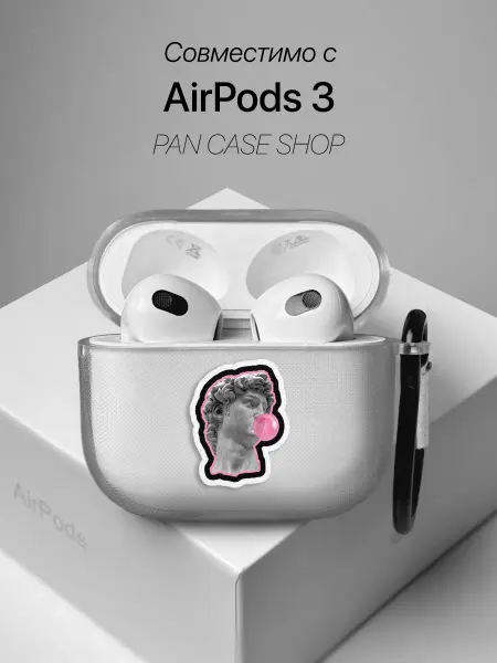 PANCASE Чехол на AirPods 3 с принтом y2k