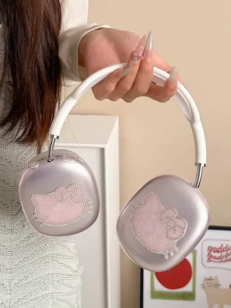 TechHunk Чехлы накладки для наушников AirPods Max Стразы китти