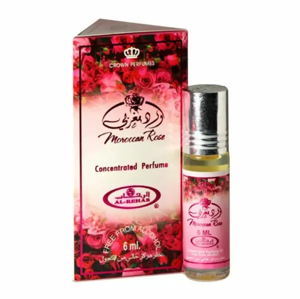 Арабские масляные духи Марокканская роза / Perfumes Moroccan Rose Al-Rehab 6 мл