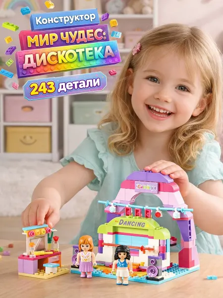 LEGO Конструктор детский блочный танцевальная сцена