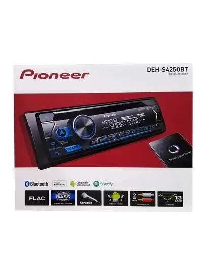 Автомагнитола Pioneer с Bluetooth и LED-дисплеем для автомобиля