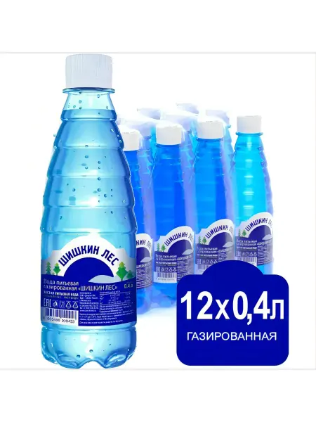 Вода Шишкин Лес Газированная 12 по 0.4