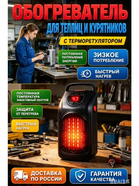 Нфракрасный обогреватель с терморегулятором