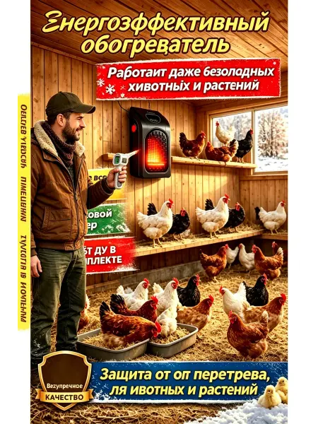 Настенный обогреватель для теплицы