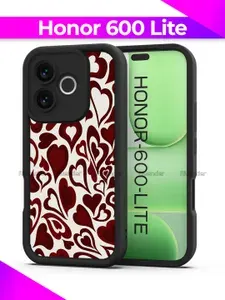 Чехол на Honor 600 Lite / Хонор 600 лайт с принтом, Сердечки pop art
