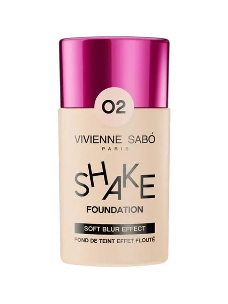 Крем тональный для лица VIVIENNE SABO SHAKE тон 02 с натуральным блюр эффектом