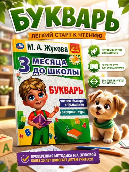 Умка Читаем по слогам книга для детей азбука для дошкольников