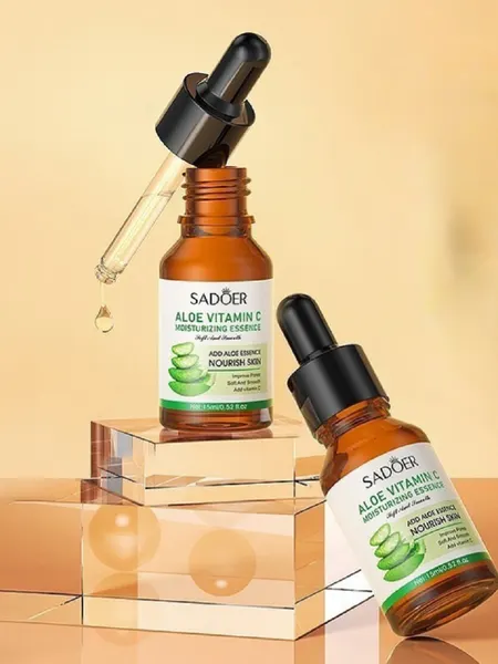 Сыворотка для лица Sadoer Aloe Vitamin C, 15мл