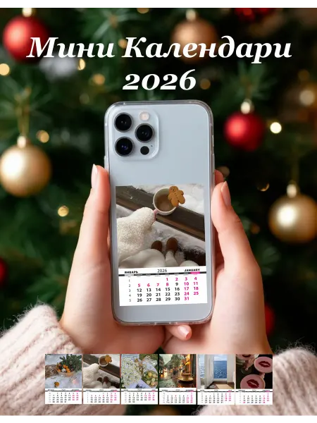 Kapusta-print Карманные мини календари 2026