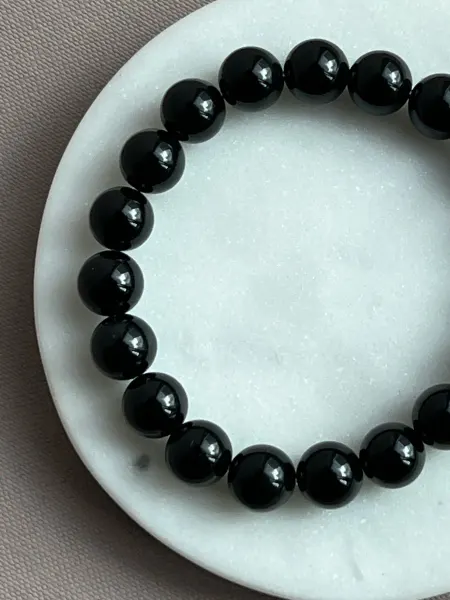 Costume jewelry Браслет на руку из черного агата