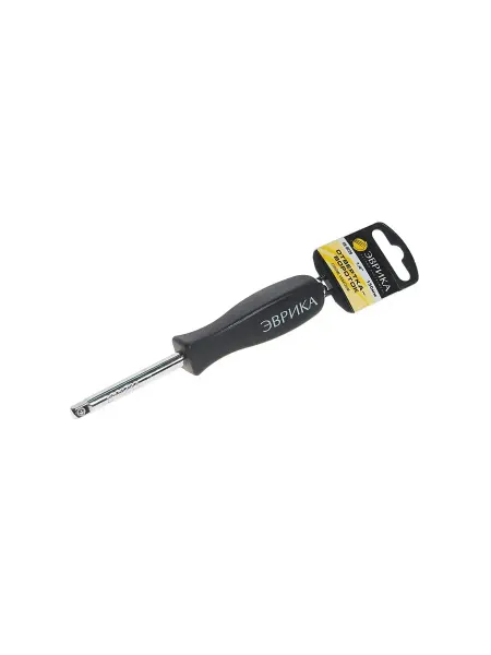 ЭВРИКА Отвертка-вороток ER-9229H 1 4" DR 150мм (с держателем)