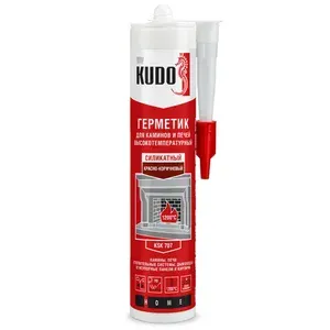 KUDO Герметик KSK-707, силикатный, для печей и каминов