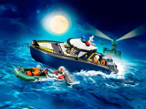 Конструктор LEGO City Погоня на полицейском катере, 60456