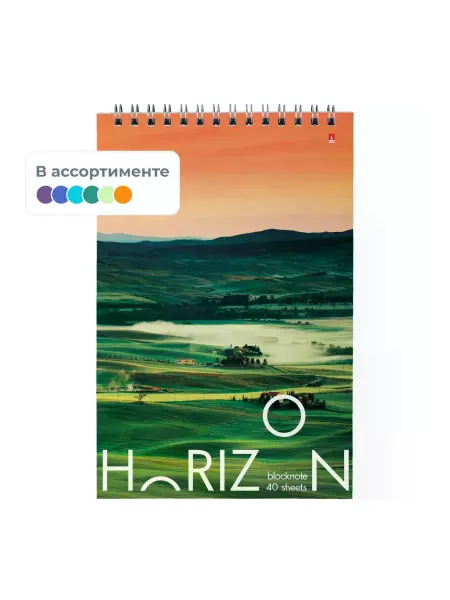 Блокнот А5,40л,клетка,гребень,ПРИРОДА(3-40-053 Д)