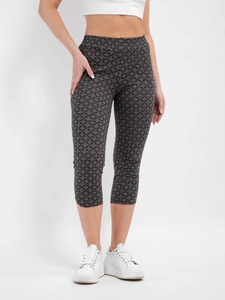 Wakas Textile Брюки укороченные 7 8 больших размеров для дома и дачи