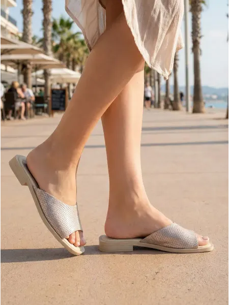 ABI-SHOES Мюли летние из натуральной кожи