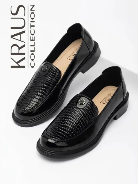 KRAUS Collection Туфли лоферы женские лаковые