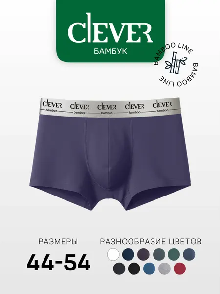 CLEVERТрусы мужские бамбук