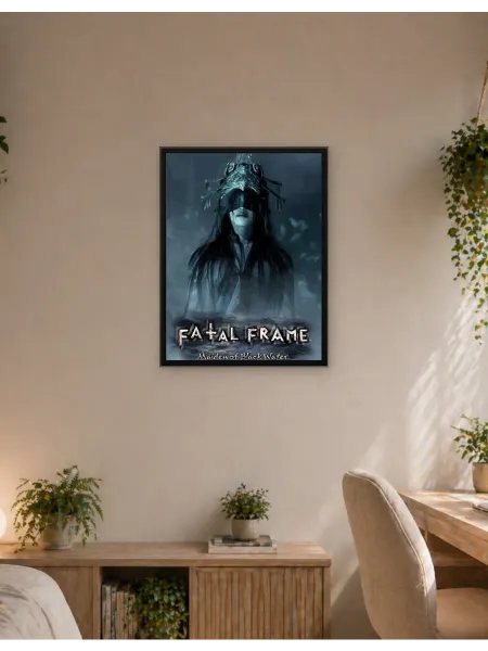 Postersbase Постер Роковая рамка Дева Черной Воды игровой арт 50x70