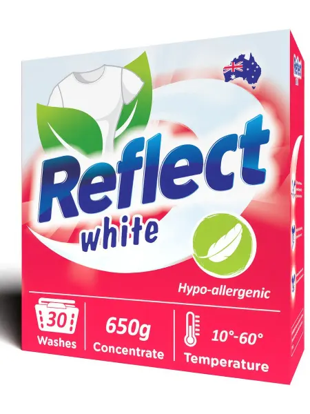 Reflect Стиральный порошок для белого и светлого белья, 650г