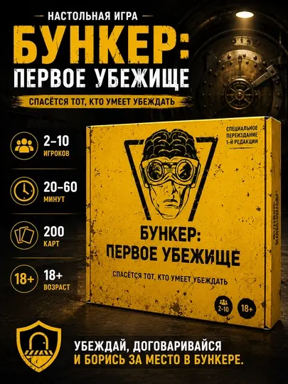 Настольная игра «Бункер: Первое убежище»