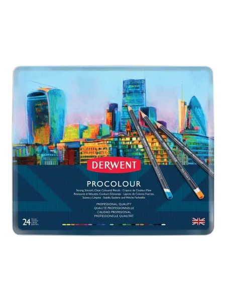 Derwent Набор цветных карандашей Procolour 24шт