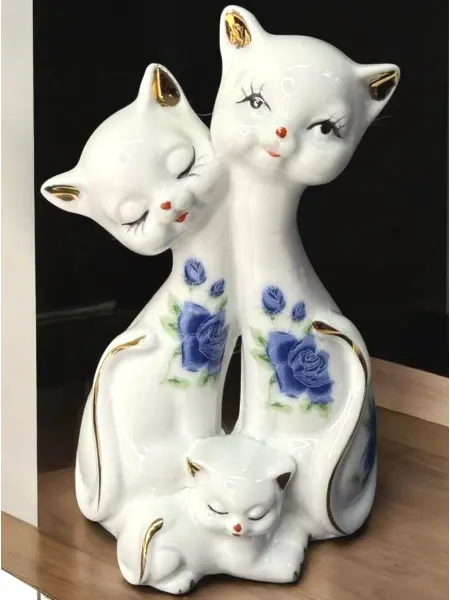 Сувенир керамика Кошки 13,5см