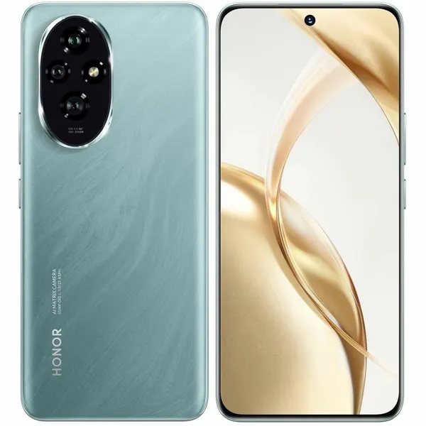 Смартфон HONOR 200 8/256 ГБ Ростест(ЕАС), Dual: nano SIM + eSIM, зеленый