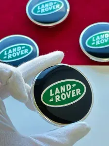 Заглушки на диски Ленд Ровер 62 мм, колпачки на литые диски Land Rover (4 шт.)