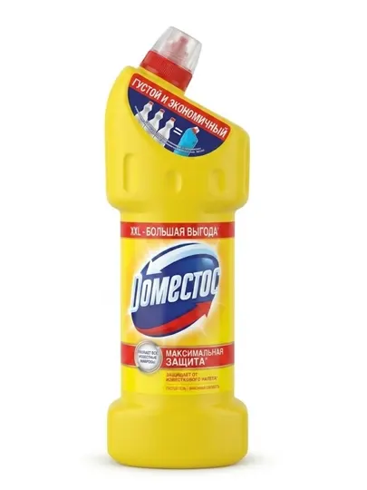 Domestos, чистящее средство, хлор, гель для унитаза, дезинфекция, средство для ванной