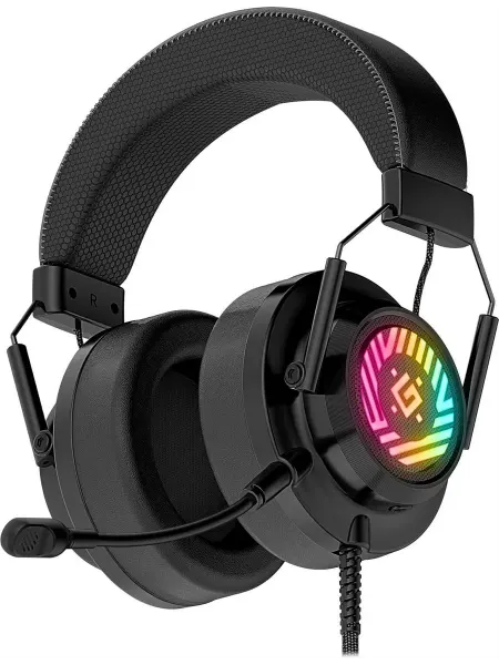 DEFENDER Наушники игровые с микрофоном (62390) GRENDEL черный