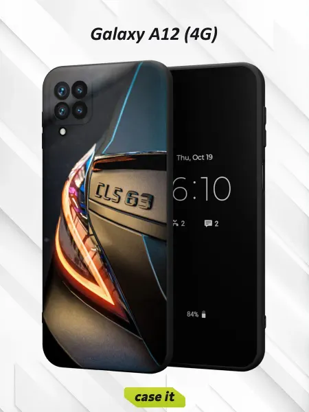 Case it Чехол на Samsung A12 с принтом Мерседес Бенз CLS 63