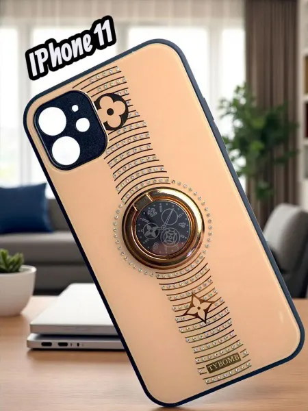 ELNAZ COVER Чехол на iphone iphone 11 с кольцом стразы