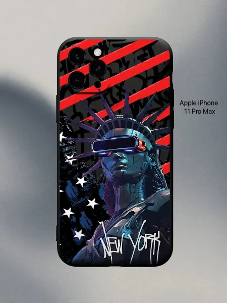 PANCASE Чехол на iPhone 11 Pro Max Киберпанк