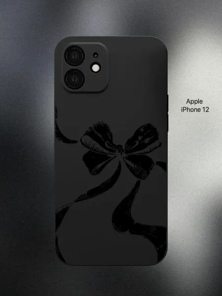 ANP Case Чехол на iPhone 12 с бантиком