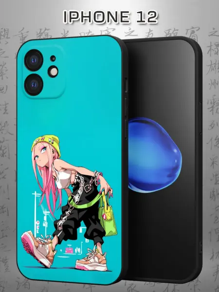 Case Маркет Чехол на iPhone 12 с принтом Девушка