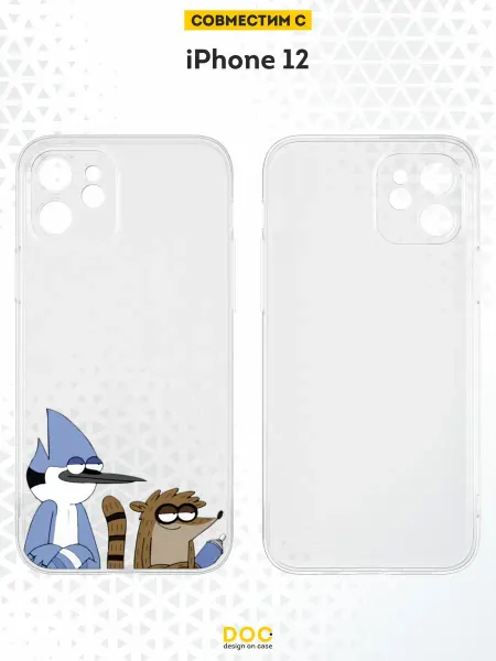 DesignOnCase Чехол на iPhone 12 с принтом Обычный мультик