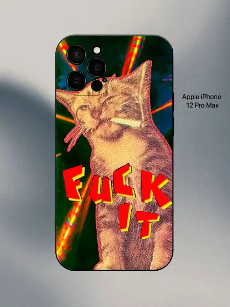 PANCASE Чехол на iPhone 12 Pro Max кот