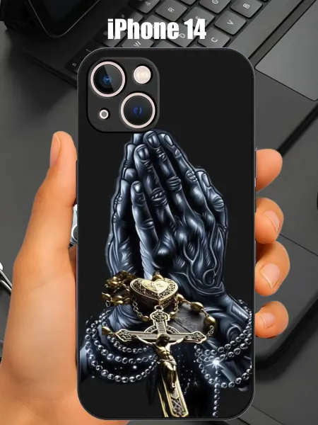 CaseONEshop Чехол на iphone 14 с принтом Иисус
