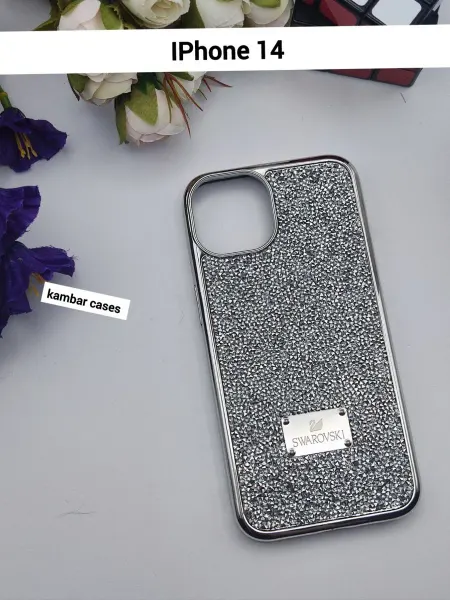 Kambar cases Чехол на телефон iPhone 14 со стразами Swarovski