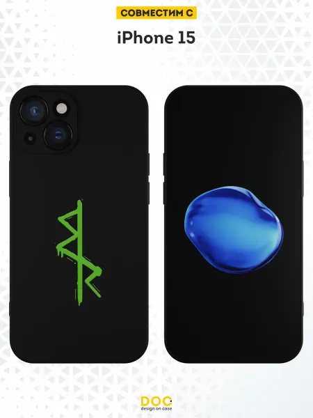 DesignOnCase Чехол на iPhone 15 с принтом Cyberpunk