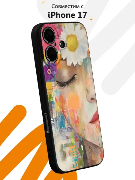 Мобилиус Чехол на iPhone 17 с принтом Девушка