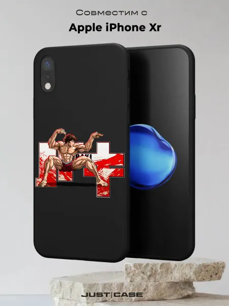 Принт-бутик Чехол на iPhone XR с принтом Баки Ханма
