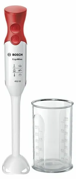 Блендер погружной Bosch MSM 64010, красный